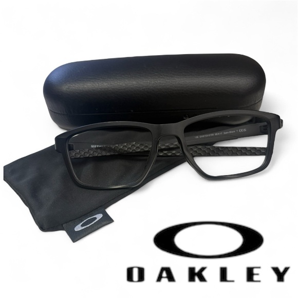 Oakley Metalink OX8153-0155 Satin Black Eyeglasses Frames 55-17